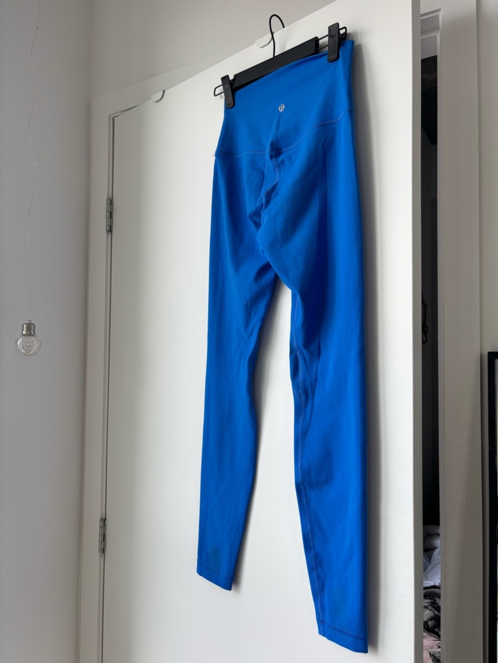 Lululemon Blue High-Rise Leggings align 25”.  Size 4